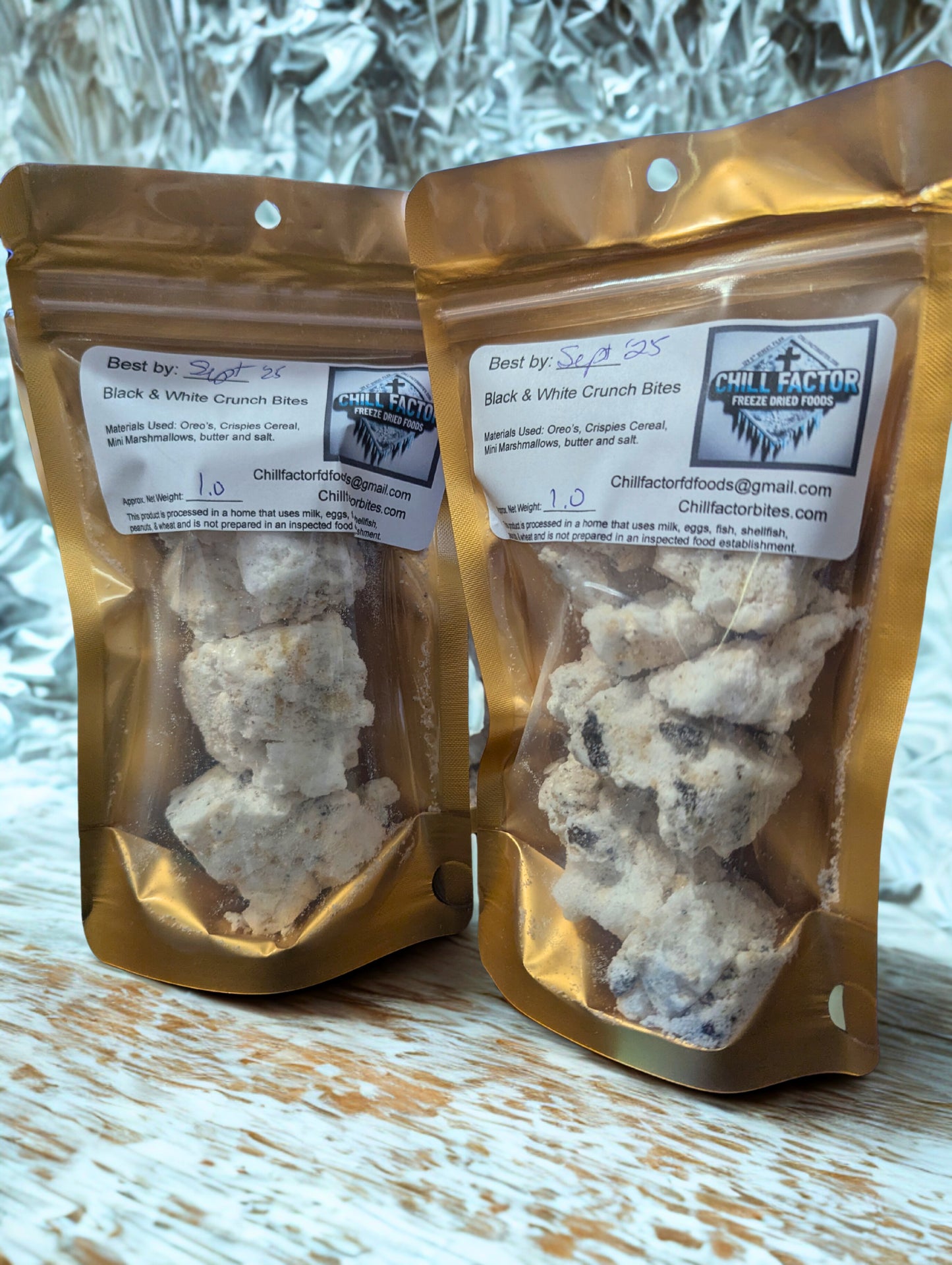 Black & White Crunch Bites